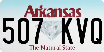 AR license plate 507KVQ