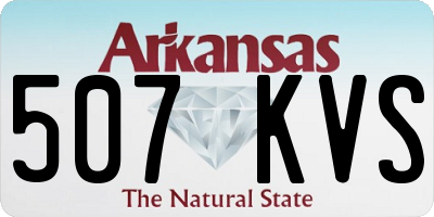 AR license plate 507KVS