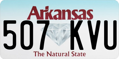 AR license plate 507KVU