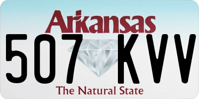 AR license plate 507KVV