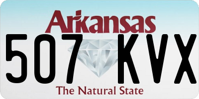 AR license plate 507KVX
