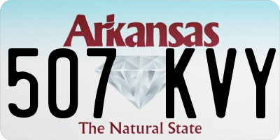 AR license plate 507KVY