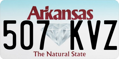 AR license plate 507KVZ