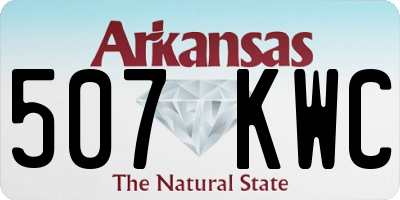 AR license plate 507KWC