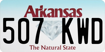 AR license plate 507KWD