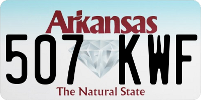 AR license plate 507KWF