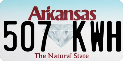 AR license plate 507KWH