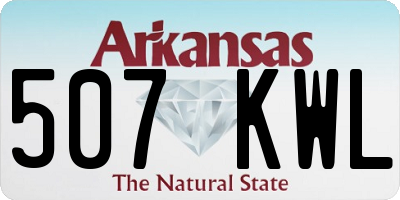 AR license plate 507KWL
