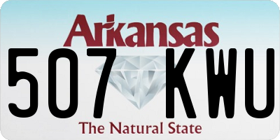 AR license plate 507KWU