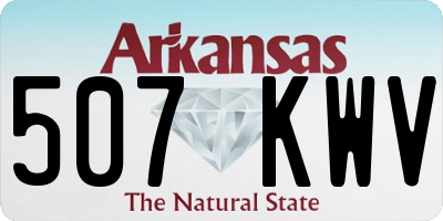 AR license plate 507KWV
