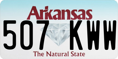 AR license plate 507KWW