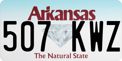 AR license plate 507KWZ