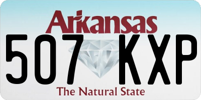 AR license plate 507KXP