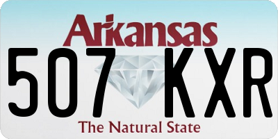 AR license plate 507KXR