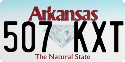 AR license plate 507KXT
