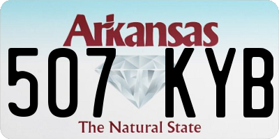 AR license plate 507KYB