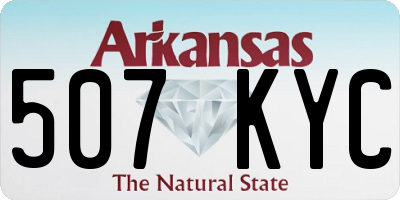 AR license plate 507KYC
