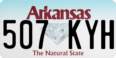 AR license plate 507KYH