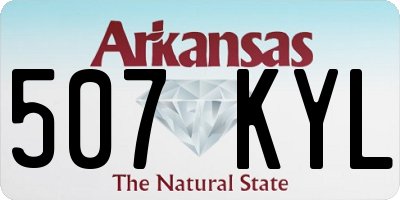AR license plate 507KYL