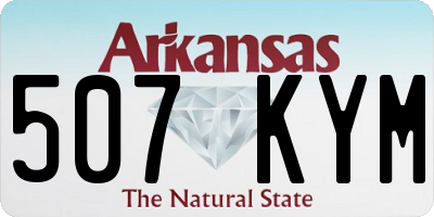 AR license plate 507KYM