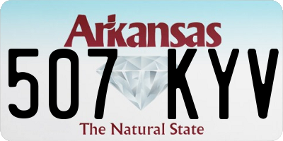 AR license plate 507KYV
