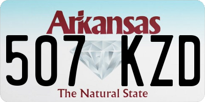 AR license plate 507KZD