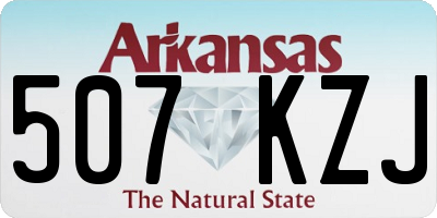 AR license plate 507KZJ