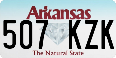 AR license plate 507KZK