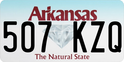 AR license plate 507KZQ