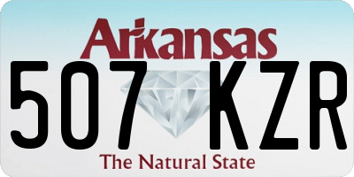 AR license plate 507KZR