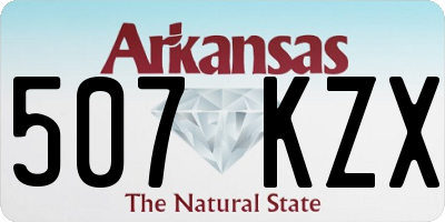 AR license plate 507KZX