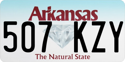 AR license plate 507KZY