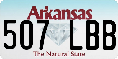 AR license plate 507LBB
