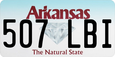 AR license plate 507LBI