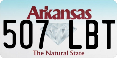 AR license plate 507LBT