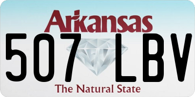 AR license plate 507LBV