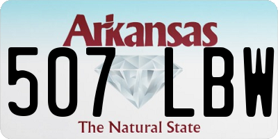 AR license plate 507LBW