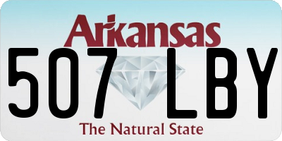 AR license plate 507LBY