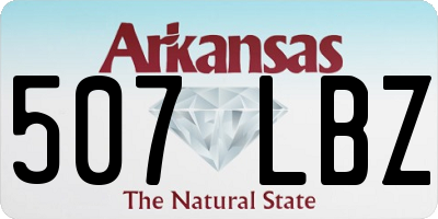 AR license plate 507LBZ