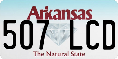 AR license plate 507LCD