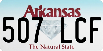 AR license plate 507LCF