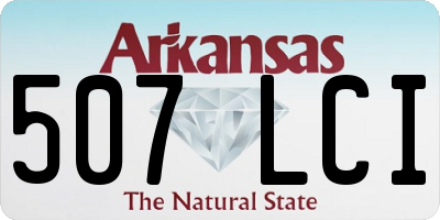 AR license plate 507LCI