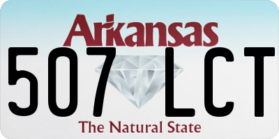 AR license plate 507LCT