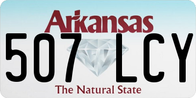 AR license plate 507LCY