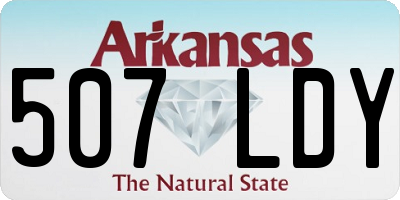 AR license plate 507LDY