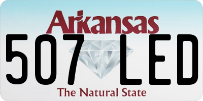 AR license plate 507LED