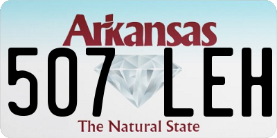 AR license plate 507LEH