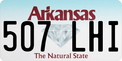 AR license plate 507LHI