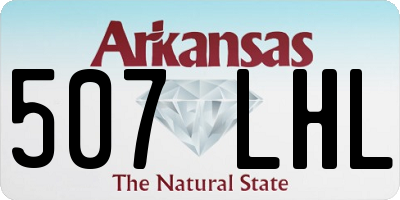 AR license plate 507LHL