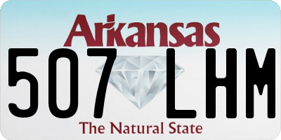 AR license plate 507LHM
